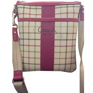 Coach Multicolor Plaid Crossbody